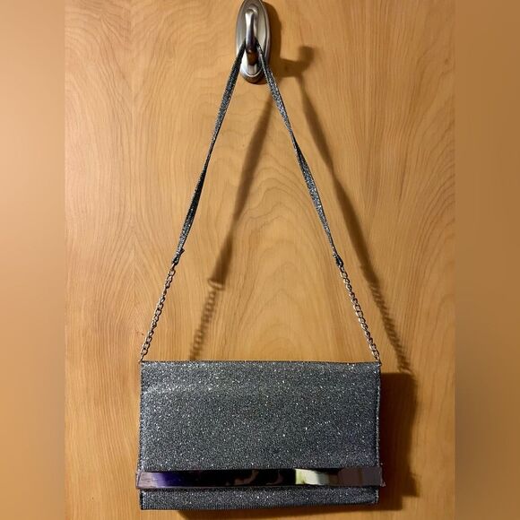 Silver Evening Bag - NWOT - Picture 2 of 5